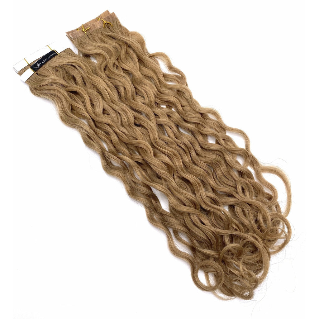 VIP TapeX System Tape In Hair Extensions French Wave 18"