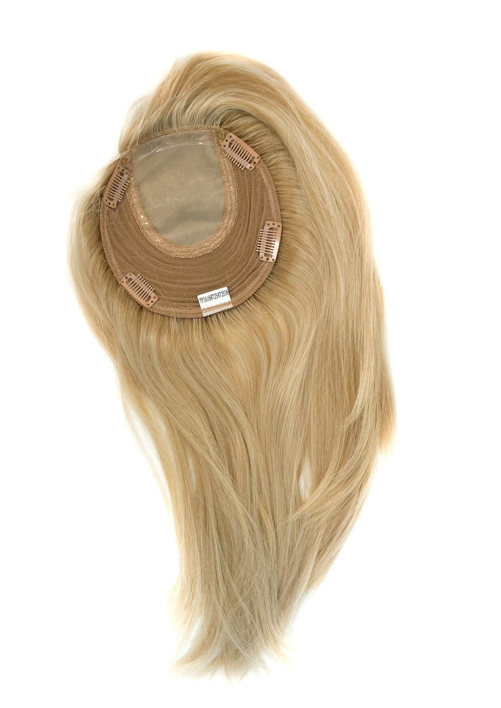 VIP Extensions Virgin Remy Human Hair Silk Straight Topper Top Piece TP36