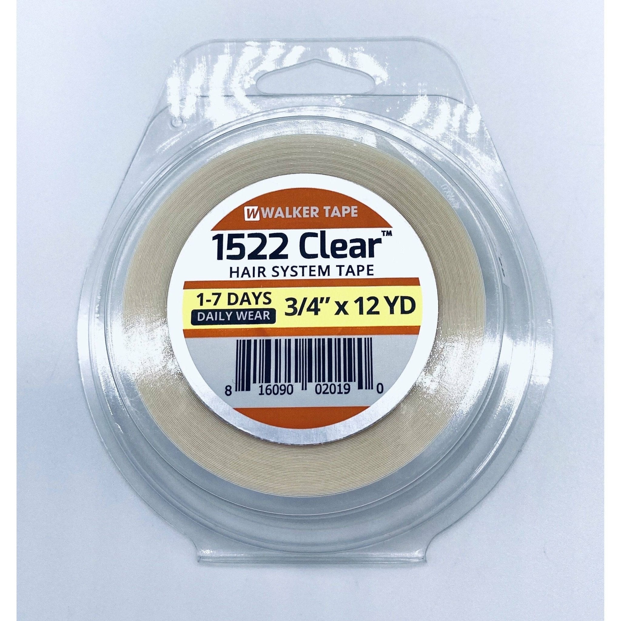 Walker Tape 1522 Clear Wig Tape & Rolls Hair Extension Supplies - Choose Size