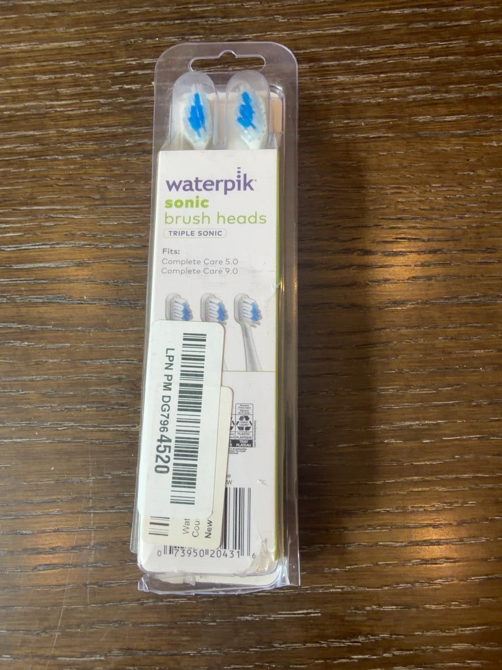 Waterpik Triple Sonic STRB-3WW Brush Heads, White, 3-Pack – Damaged Packaging