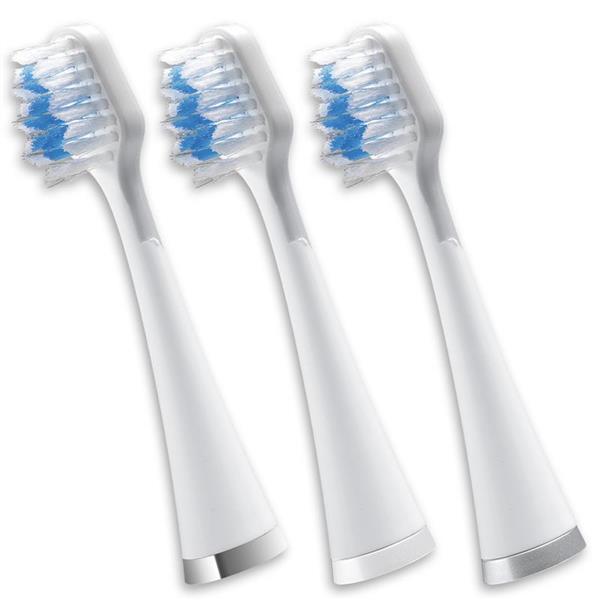 Waterpik Triple Sonic STRB-3WW Brush Heads, White, 3-Pack – Damaged Packaging