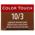 Wella Color Touch 10/3 Lightest Blonde Gold 2 oz