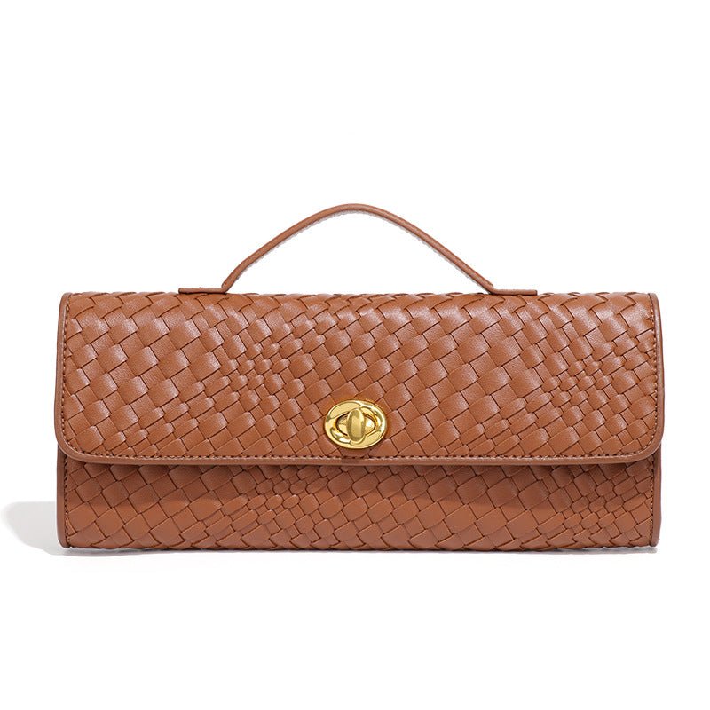 Woven PU Leather Clutch Bag(MAC432)