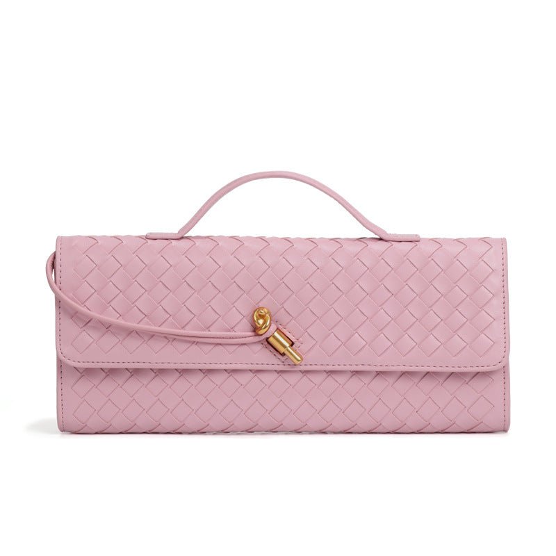 Woven PU Leather Clutch Bag(MAC432)