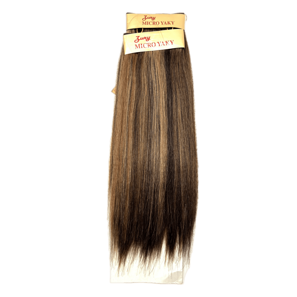 Zury 100% Human Hair Micro Yaky Perm Straight Extensions - Choose Size