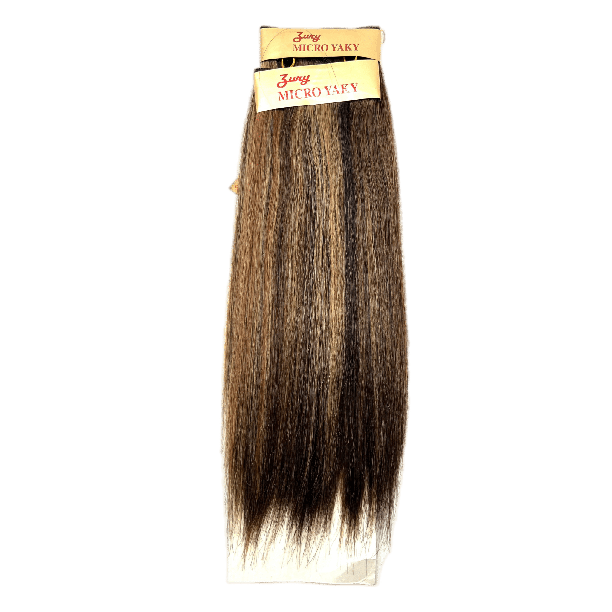 Zury 100% Human Hair Micro Yaky Perm Straight Extensions - Choose Size